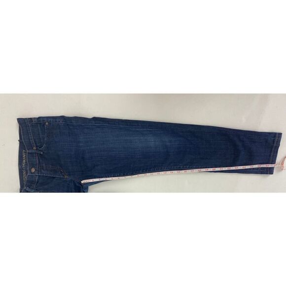 Citizens of Humanity Dani Cropped Straight Leg Jeans Blue - Size 30 (with darts) - Picture 4 of 15